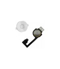 Nappe bouton home iPhone 4S blanc